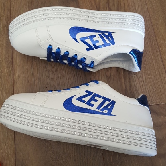 Personaled - Zeta phi beta Rhinestones sneakers - Picture 7 of 9